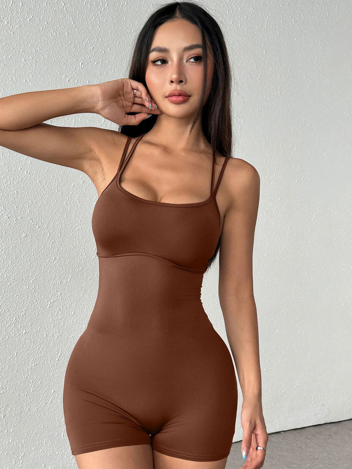 Vellorae one-piece shorts