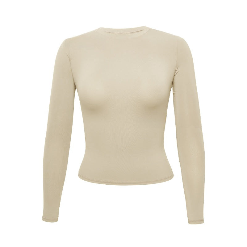 Vellorae Butter Round Neck T-Shirt