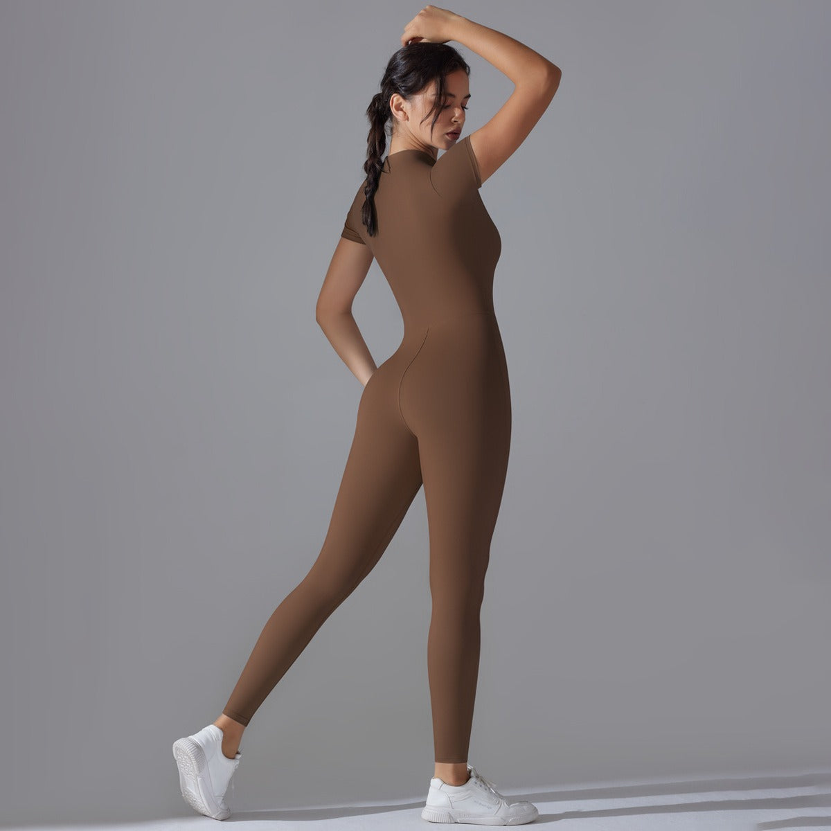 Vellorae Jumpsuit with Zipper-Yoga