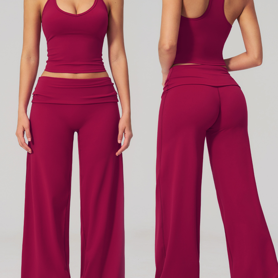 Vellorae RacerbackSet with Wide-Leg- yoga