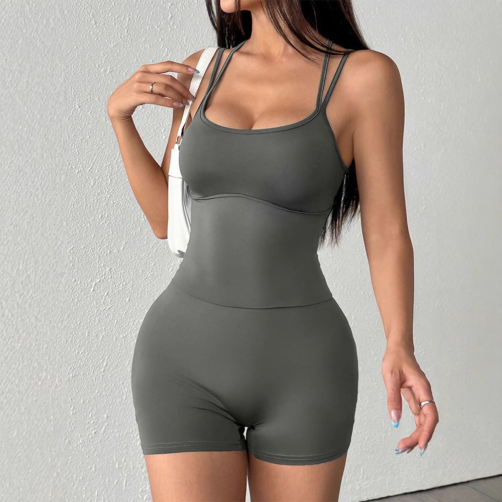 Vellorae one-piece shorts