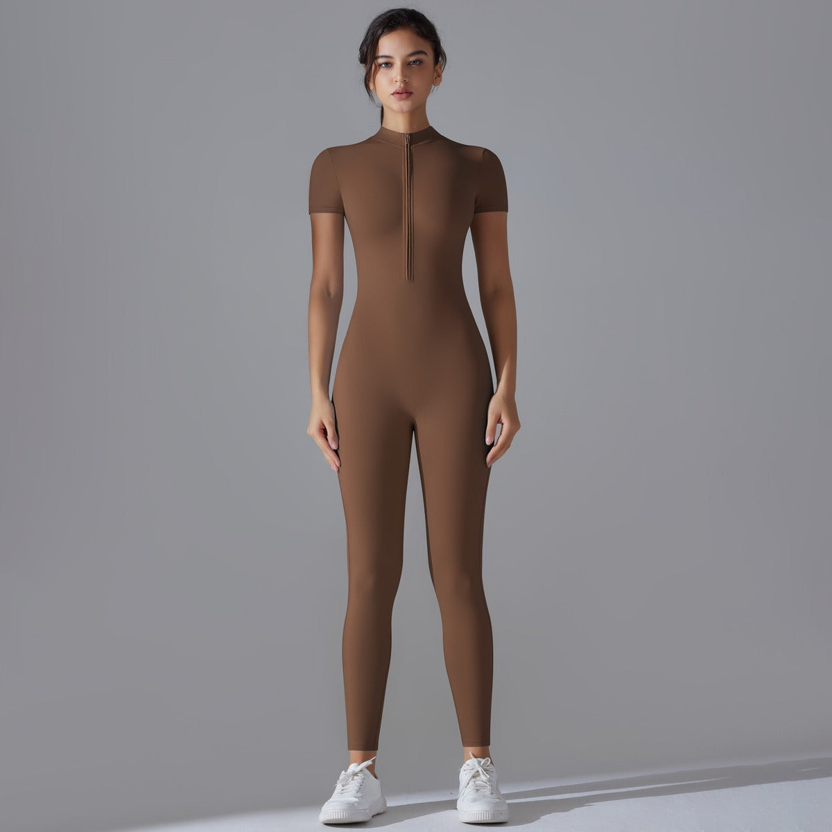 Vellorae Jumpsuit with Zipper-Yoga