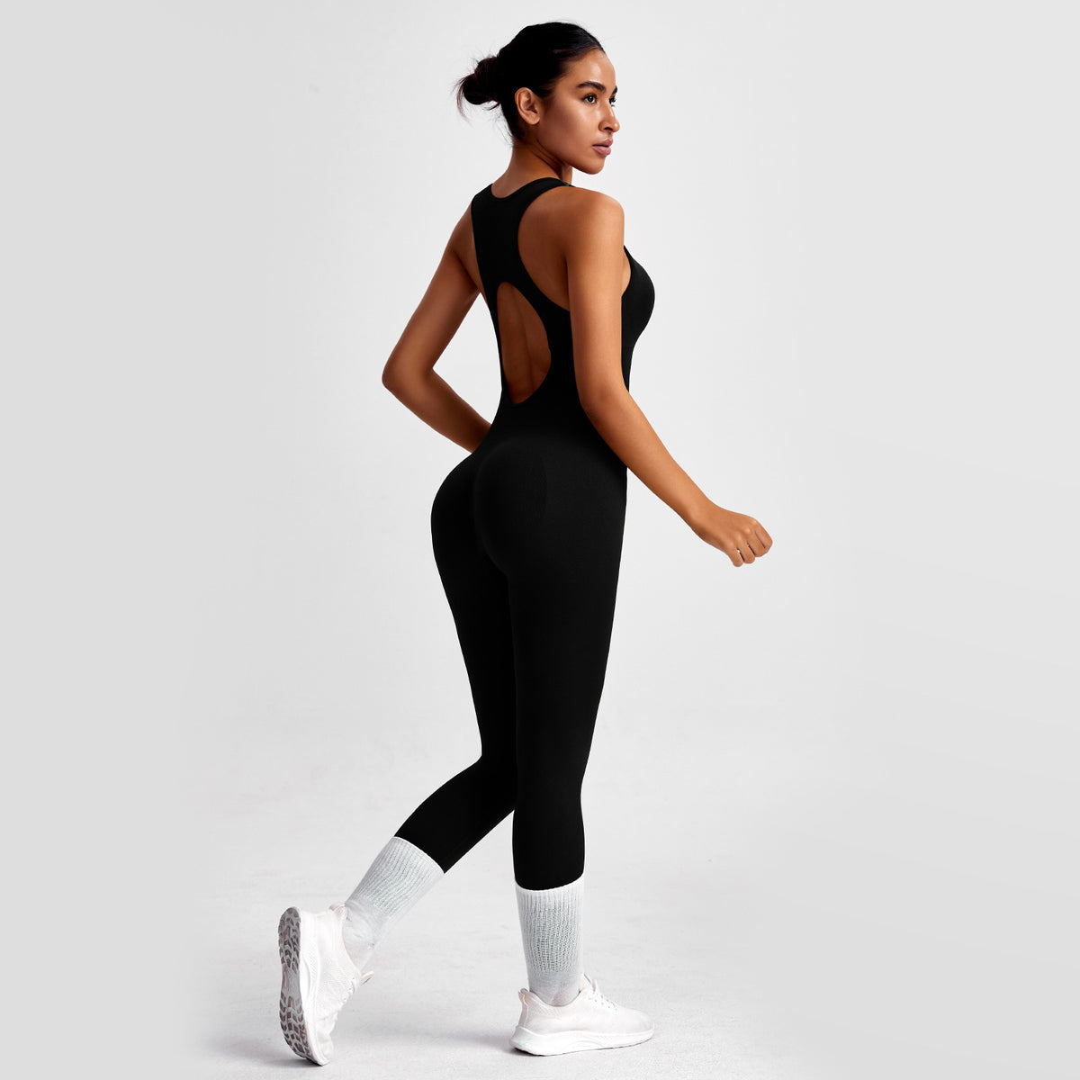 VelloraenElastic Tight Fit Fitness Suit for Women
