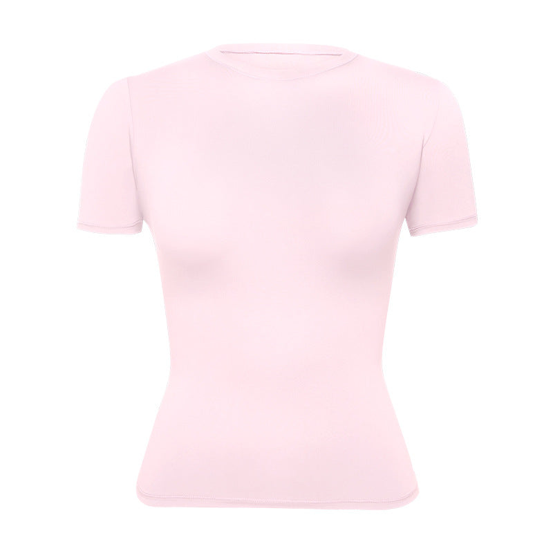 Vellorae Butter Round Neck T-Shirt