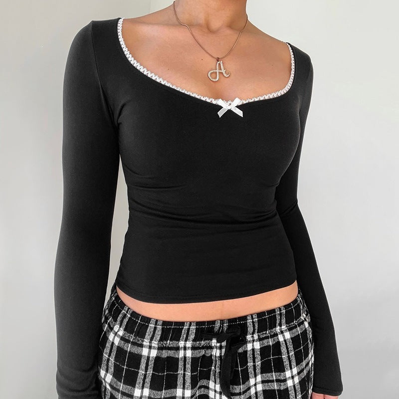 Vellorae Bow Long Sleeve Shirt