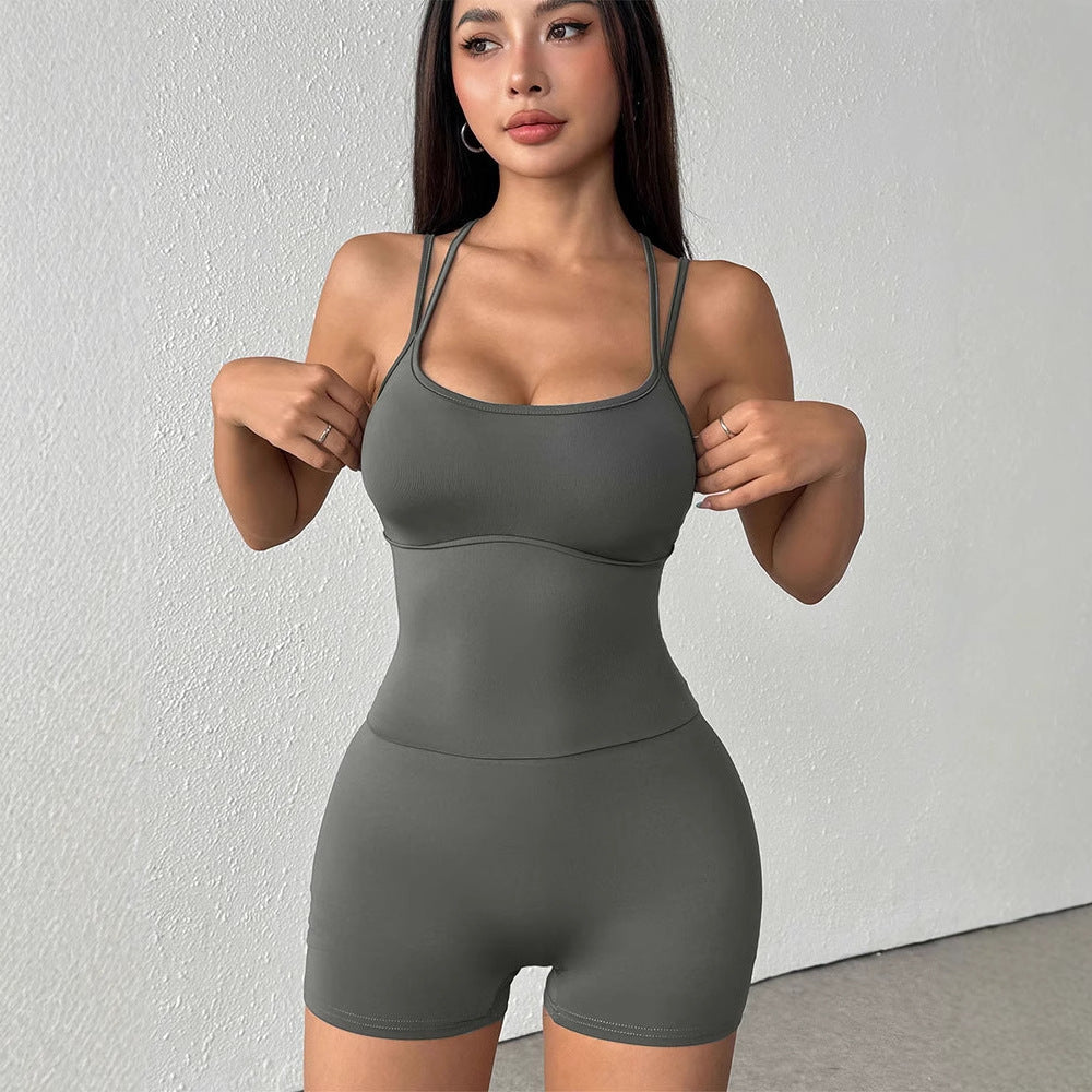 Vellorae one-piece shorts
