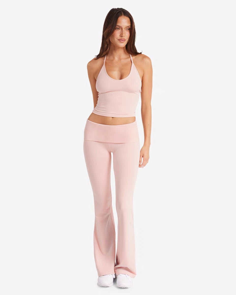Vellorae Yoga Suit- High-Waist Flared