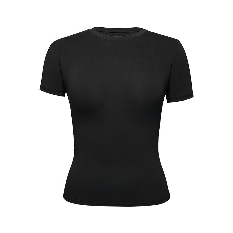 Vellorae Butter Round Neck T-Shirt